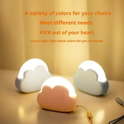 Image de Veilleuse Nuage LED Mini - Lumière Douce pour Bébé