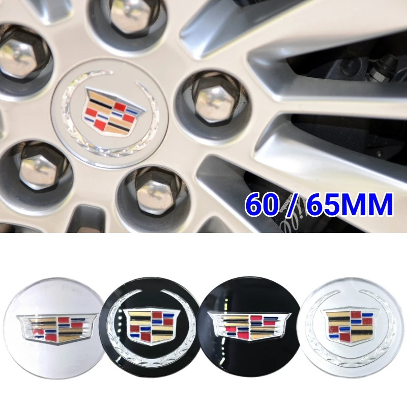 Zdjęcie 4 sztuki naklejek na felgi samochodowe 60mm i 65mm – emblemat HUP do Cadillac ATS, CTS, DTS, STS, SLS, SLR, XLR, BLS, Seville, Escalade, Tiburon, CT6