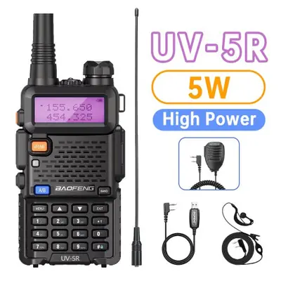 Image de Baofeng UV-5R - Talkie-Walkie Portable Double Bande 5W