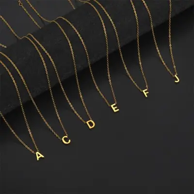 Image de Collier Initiale A-Z - Bijou Élégant pour Femme