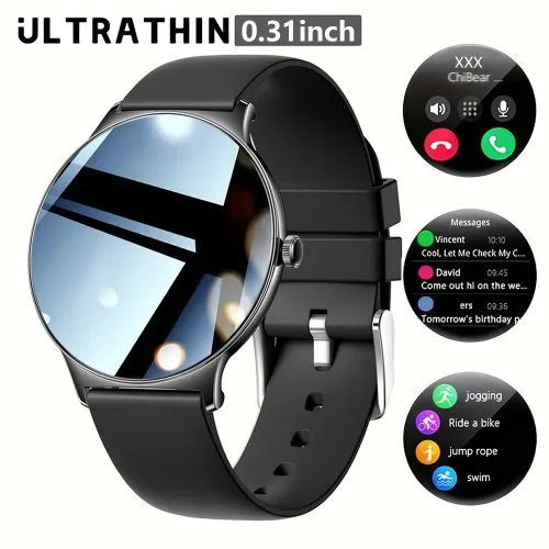 Zwart silicone riem