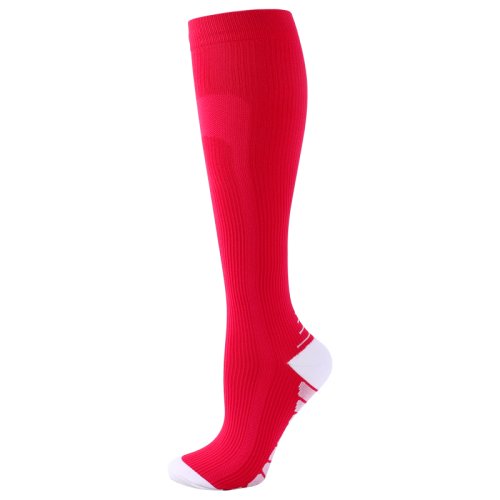 Imagen de Nuevos calcetines de compresión hasta la rodilla 20-30 Mmhg aptos para Edema médico Diabetes venas v...