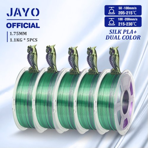 Zdjęcie Filament 3D Jayo Silk PLA – Błyszczący, Podwójny Kolor, Koextruzja