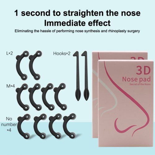 Afbeelding van Natuurlijke Neusvormcorrector met Lifting Effect – 3 Maten voor een Slankere en Gedefinieerdere Neuslijn Zonder Pijn