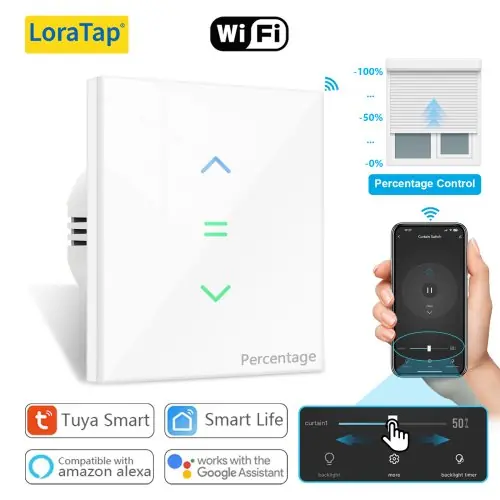 Image de Interrupteur tactile intelligent pour volet roulant