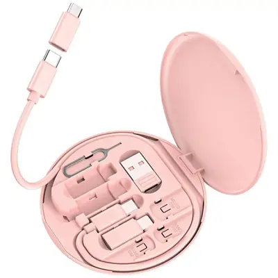 Image de Kit Câbles Universel USB-C, Micro-USB, Lightning - Charge Rapide 60W
