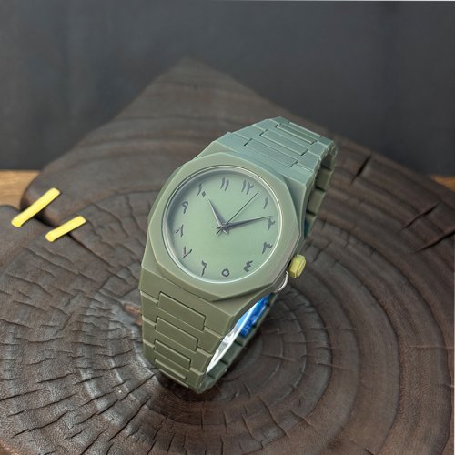 Imagen de Reloj de Pulsera para Hombre de Alta Gama con Diseño Informal, Cuarzo de Plástico con Números Árabes, Ideal para Uso Diario en el Medio Oriente