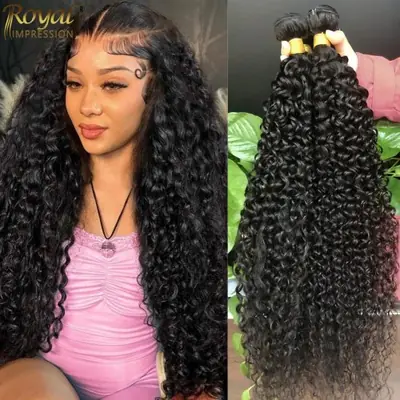 Image de Extensions Cheveux Bouclés Crépus Naturels Remy Brésiliens