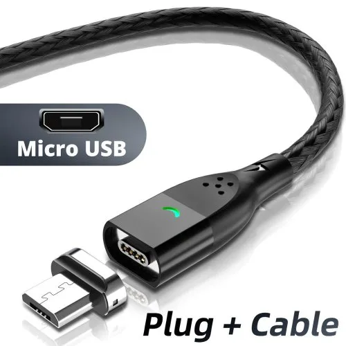 Mikro czarny kabel