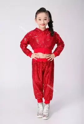 Image de Costume de Danse Étincelant pour Enfants - Jazz, Hip Hop, Pom Pom
