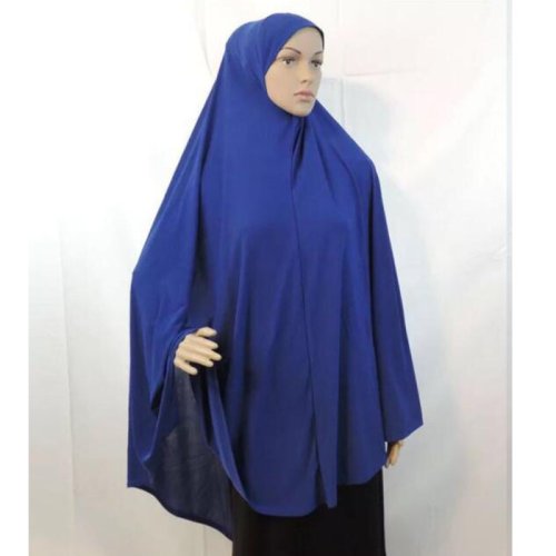 Immagine di Sciarpa Hijab musulmana di moda Oversize 120X110CM Khimar Islam Foulard Hijab Femme Musulman Jersey Turbante