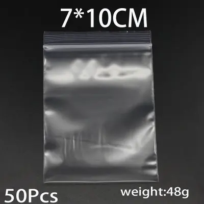 Image de Sacs de Rangement Transparent avec Fermeture Éclair - 300 Pièces