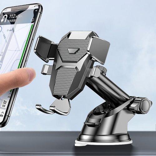 Afbeelding van Universele Auto Telefoonhouder met GPS en Veilige Ventilatiebevestiging voor iPhone, Samsung, Xiaomi, Huawei en Andere Smartphones