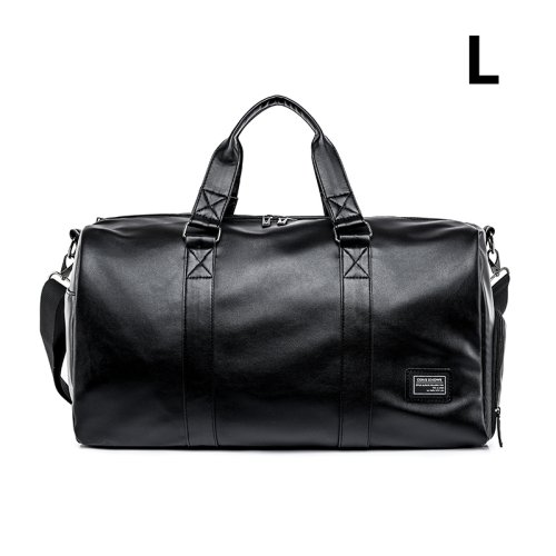 Bild von Reisetasche mit großer Kapazität, PU-Reisehandtasche für Herren, Handgepäck, Seesäcke, weich, lässig...