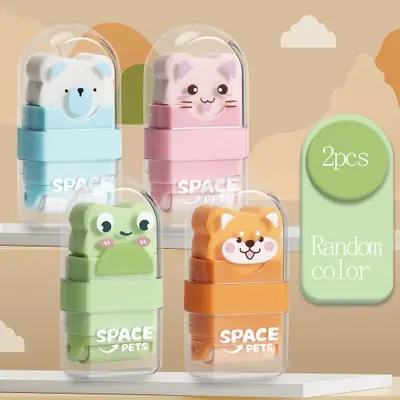 Image de Gomme à Crayon Mignonne Double Extrémité - Design Animé
