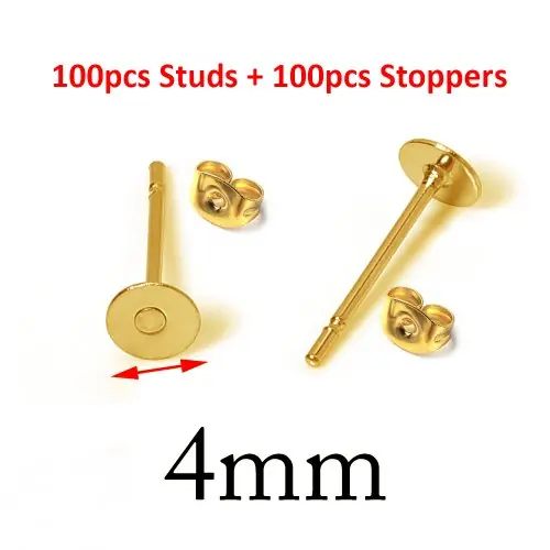 4mm-oro conjuntos