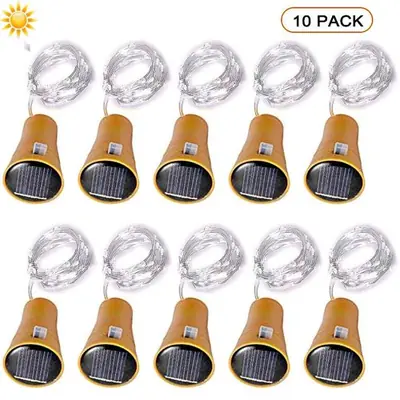 Guirlande Lumineuse Solaire en Fil de Cuivre - Déco Noël & Mariage