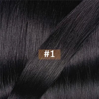 Image de Extensions de Cheveux Humains Droits - 50 pcs Capsules Kératine
