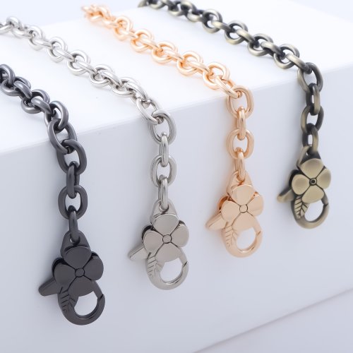 Bild von Ersatzkettenriemen für Geldbörse und Handtasche – Eleganter Cross-Body-Kettenriemen aus hochwertigem Metall für Schultertaschen und Clutches