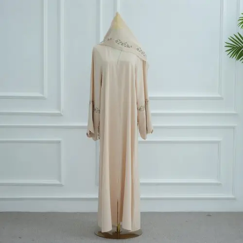 Apricot hijab Dress