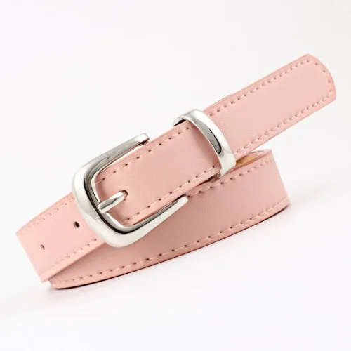 Pink silver buckle