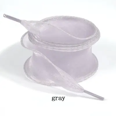 Image de Lacets Organza Blancs 4cm - Élégants & Décontractés