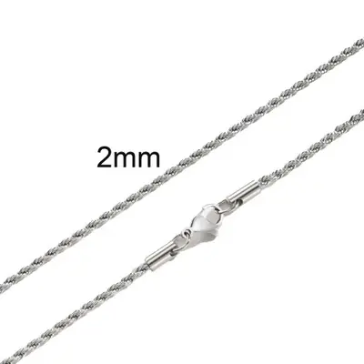 Image de Collier Long Torsadé Or - Style Punk pour Hommes & Femmes