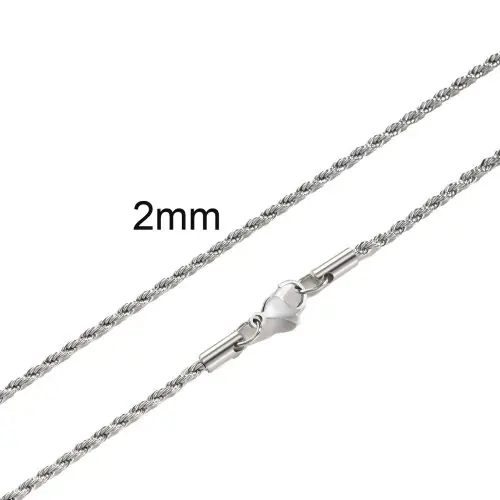 Image de Collier Long Torsadé Or - Style Punk pour Hommes & Femmes