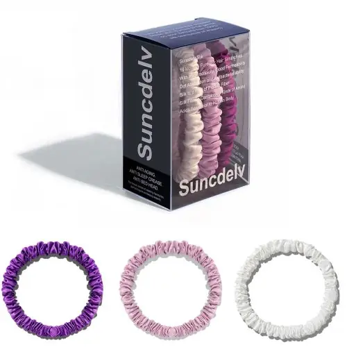 Image de Chouchous en Soie de Mûrier - Ensemble 3 Pièces
