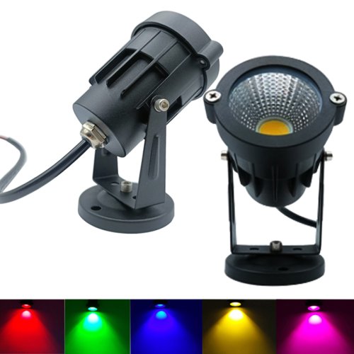Immagine di Lampione LED da Giardino Impermeabile IP65 per Prato, Percorsi e Terra - Illuminazione Esterna 12V/220V per Decorazione del Cortile