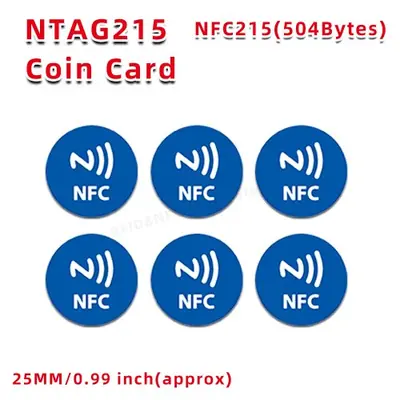 Image de Stickers NFC 13.56MHz - Étiquettes intelligentes pour paiement et accès