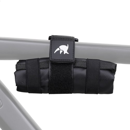 Imagen de Bolsa de Herramientas para Bicicleta, Bolsa para Marco de Tubo Superior delantero, Paquete de Burrito con Accesorios Traseros para Ciclismo de Montaña y Carretera, Color Negro