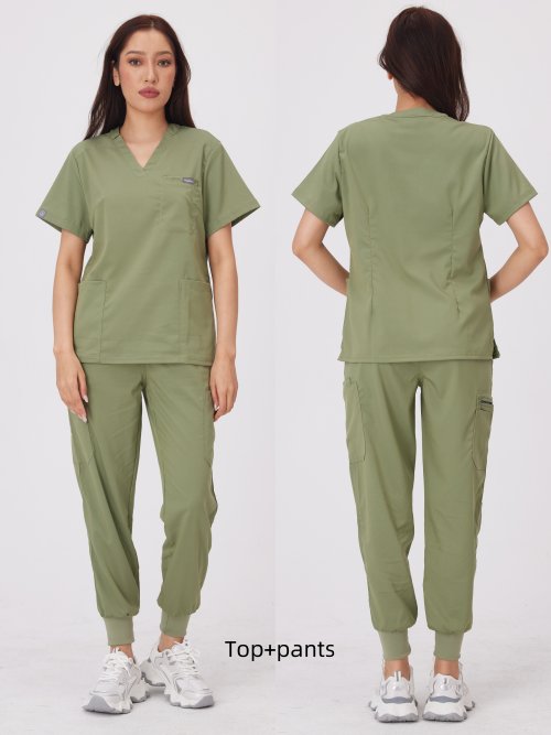 Imagen de Uniforme Médico Multicolor para Mujer - Conjunto de Trabajo