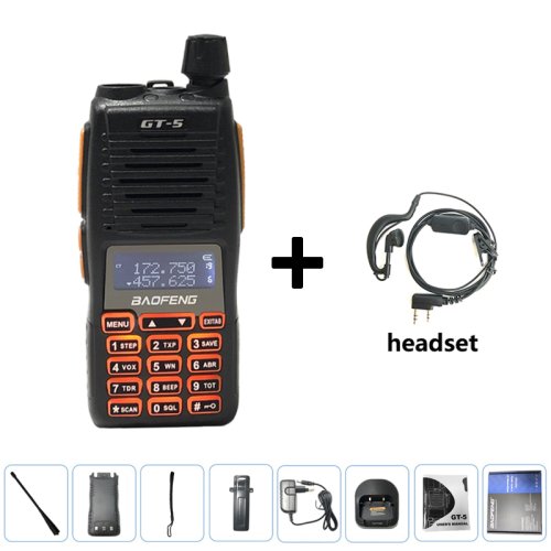 Image de Baofeng GT-5 - Talkie-Walkie Longue Portée UHF/VHF