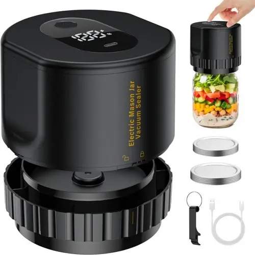 Image de Kit de Scellage Sous Vide Sans Fil pour Bocaux Mason