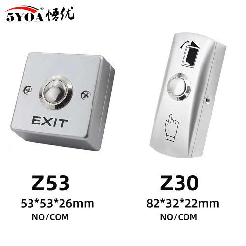 Image de Bouton de Sortie de Porte - Déverrouillage Sûr et Rapide