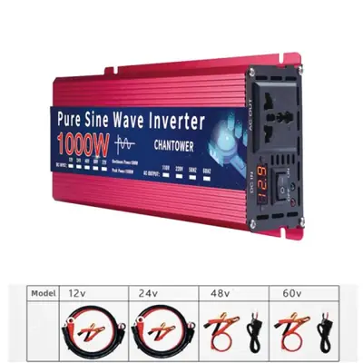 Image de Onduleur 12V/24V/48V vers 220V - 1000W à 5000W - Onde Sinusoïdale Pure