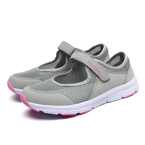 Image de Baskets Femme Respirantes Blanches - Confort & Style