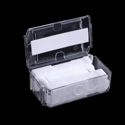 Image de Boîte de Montre Vintage Transparente - Rangement Élégant pour Hommes