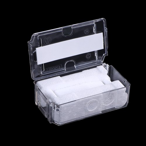 Image de Boîte de Montre Vintage Transparente - Rangement Élégant pour Hommes