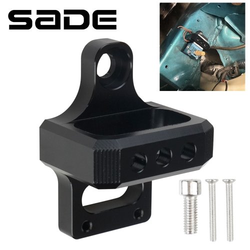 Immagine di Staffa di Supporto in Alluminio per Elettrovalvola a 3 Porte - Compatibile con Controller AEM Boost per Acura Integra (1994-2001) e Honda Civic (1992-1995)