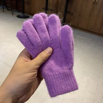 Image de Gants d'Hiver en Cachemire pour Femmes - Chauds & Élégants