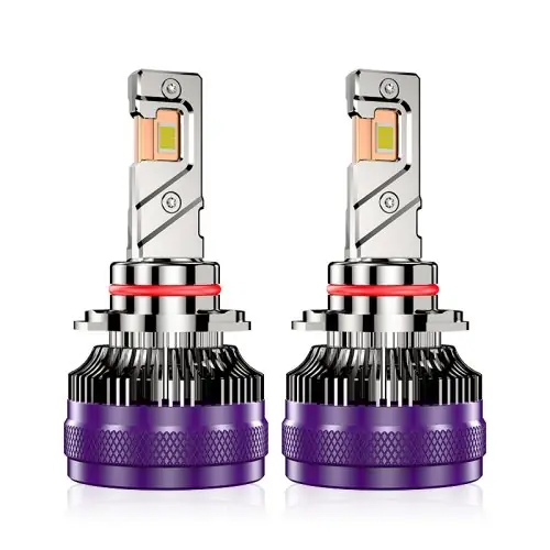 Image de Phares LED Turbo 1000W - Lumière Blanche 6000K pour Voiture
