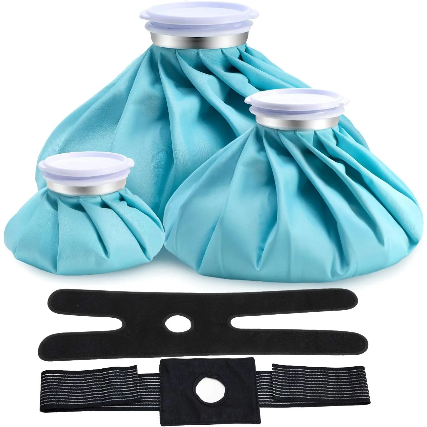 Afbeelding van IJszak [6", 9" & 11") Warm en koud herbruikbare ijszak, elastische ademende steunverpakking, (voor warme therapie is 50-60 ℃ )