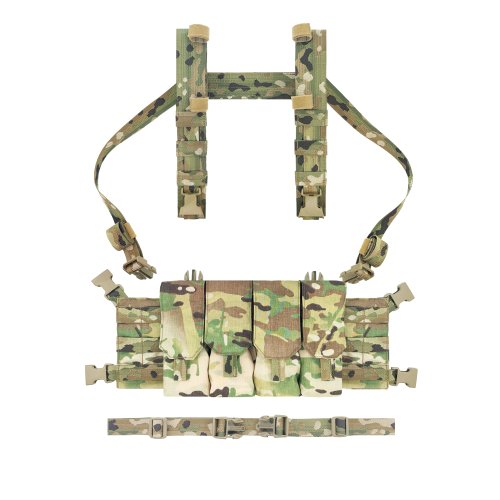 Image de Suspension Tactique Poitrine 4x Magazines - 7.62 / 5.56 / 5.45 mm