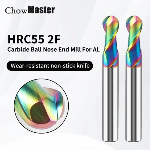 Image de Fraise CNC à Nez Sphérique - Précision et Durabilité