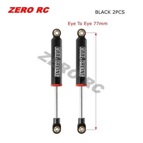 77mm noir 2PCS