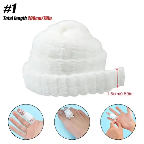 Image de Bandage Élastique Respirant - Fixation Optimale pour Poignet, Genou, Cheville