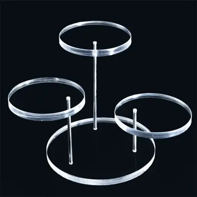 Image de Présentoir Rotatif 3 Niveaux pour Boucles d'oreilles