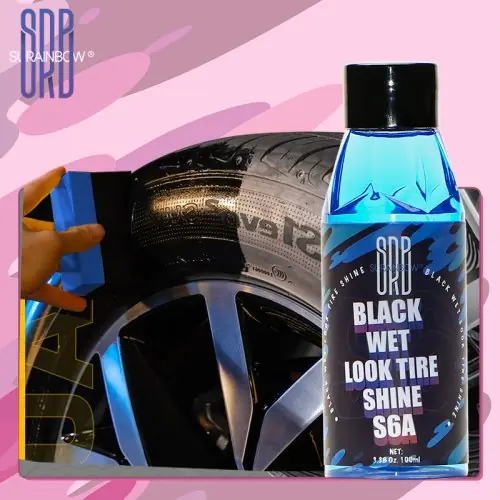 Image de Spray Brillant Noir UV Protecteur pour Voiture